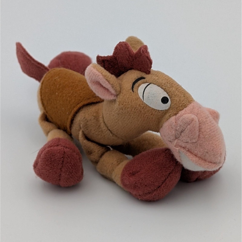 VTG 2001 Kellogg's Disney World Toy Story Bullseye Mini Bean Plush Cereal Toy